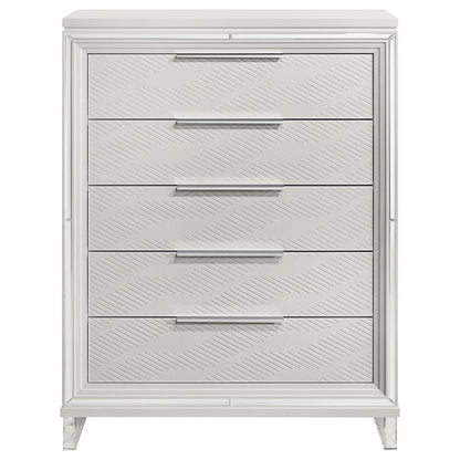 Browning 5-drawer Bedroom Chest of Drawers WhiteWhite