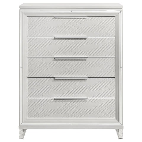 Browning 5-drawer Bedroom Chest of Drawers WhiteWhite