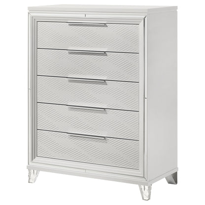 Browning 5-drawer Bedroom Chest of Drawers WhiteWhite