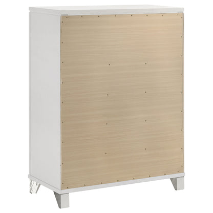 Browning 5-drawer Bedroom Chest of Drawers WhiteWhite