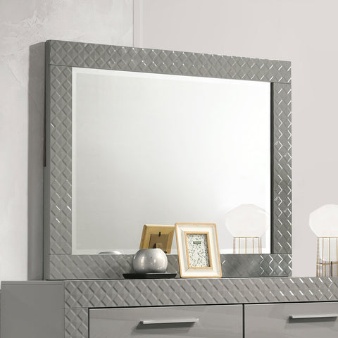 Foster Dresser Mirror Grey High GlossGrey High Gloss