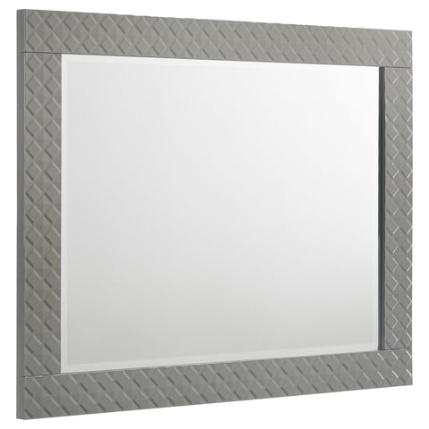 Foster Dresser Mirror Grey High GlossGrey High Gloss