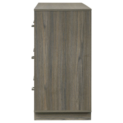 Keese 9-drawer Dresser Grey OakGrey Oak/Almond