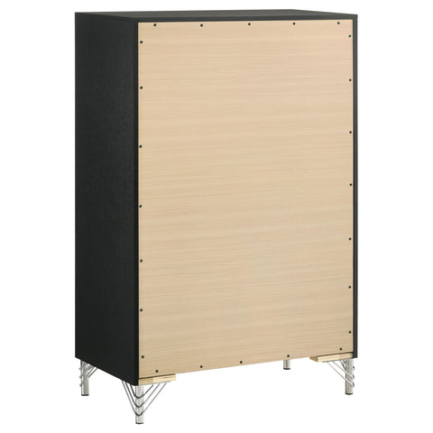 Jocelyn 5-drawer Bedroom Chest of Drawers BlackBlack
