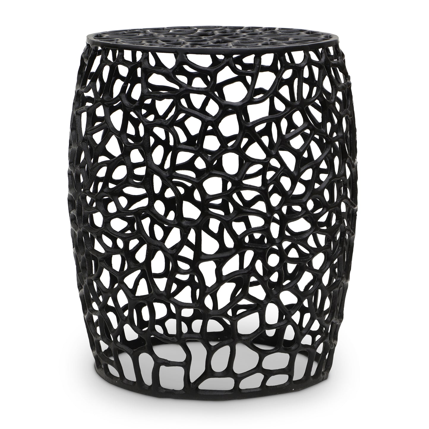 mondrian black end table