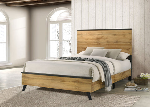 Sedona 52-inch Full Panel Bed Natural PineWeathered Brown / Natural Pine