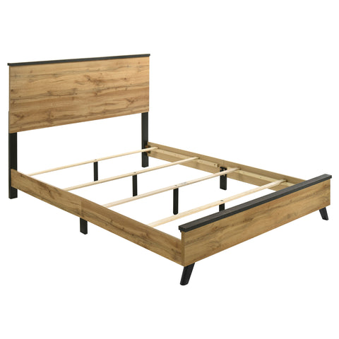 Sedona 52-inch Full Panel Bed Natural PineWeathered Brown / Natural Pine