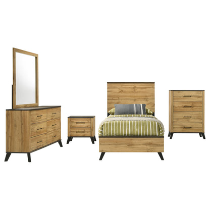Sedona 5-piece Twin Bedroom Set Natural PineWeathered Brown / Natural Pine