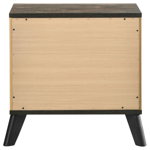 Sedona 2-drawer Nightstand Bedside Table Natural PineWeathered Brown / Natural Pine