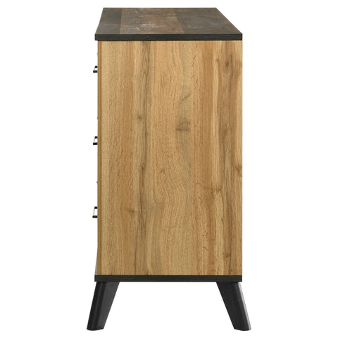 Sedona 6-drawer Dresser Cabinet Natural PineWeathered Brown / Natural Pine