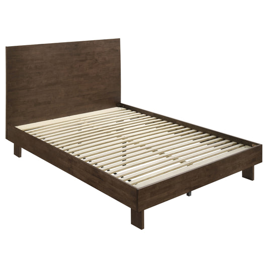 Valna 48-inch Queen Platform Panel Bed Warm BrownWarm Brown