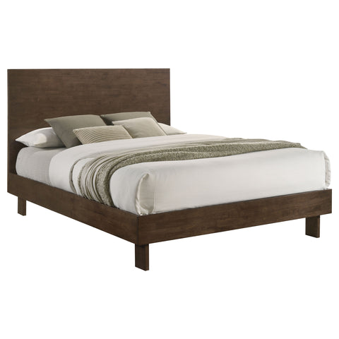 Valna 48-inch Queen Platform Panel Bed Warm BrownWarm Brown