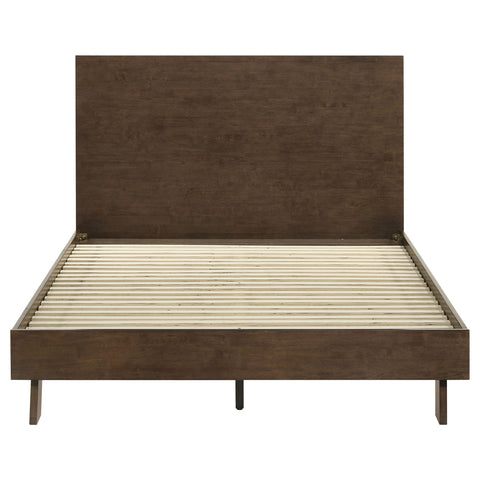 Valna 48-inch Queen Platform Panel Bed Warm BrownWarm Brown
