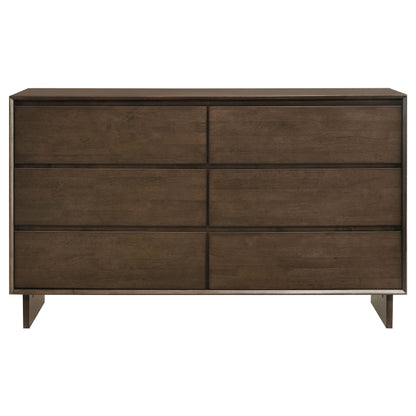 Valna 6-drawer Dresser Cabinet Warm BrownWarm Brown
