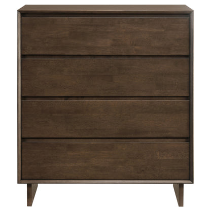 Valna 4-drawer Chest of Drawers Warm BrownWarm Brown