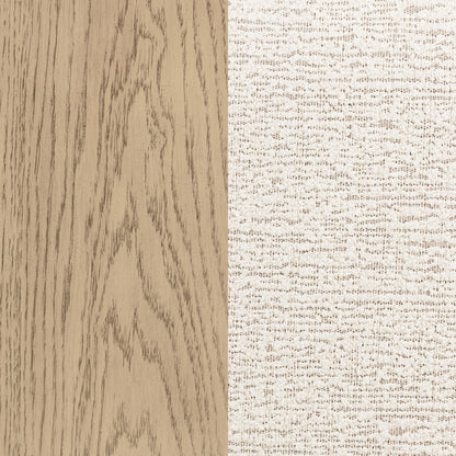 Jessie 49-inch Queen Wingback Bed Beige OakBeige Oak