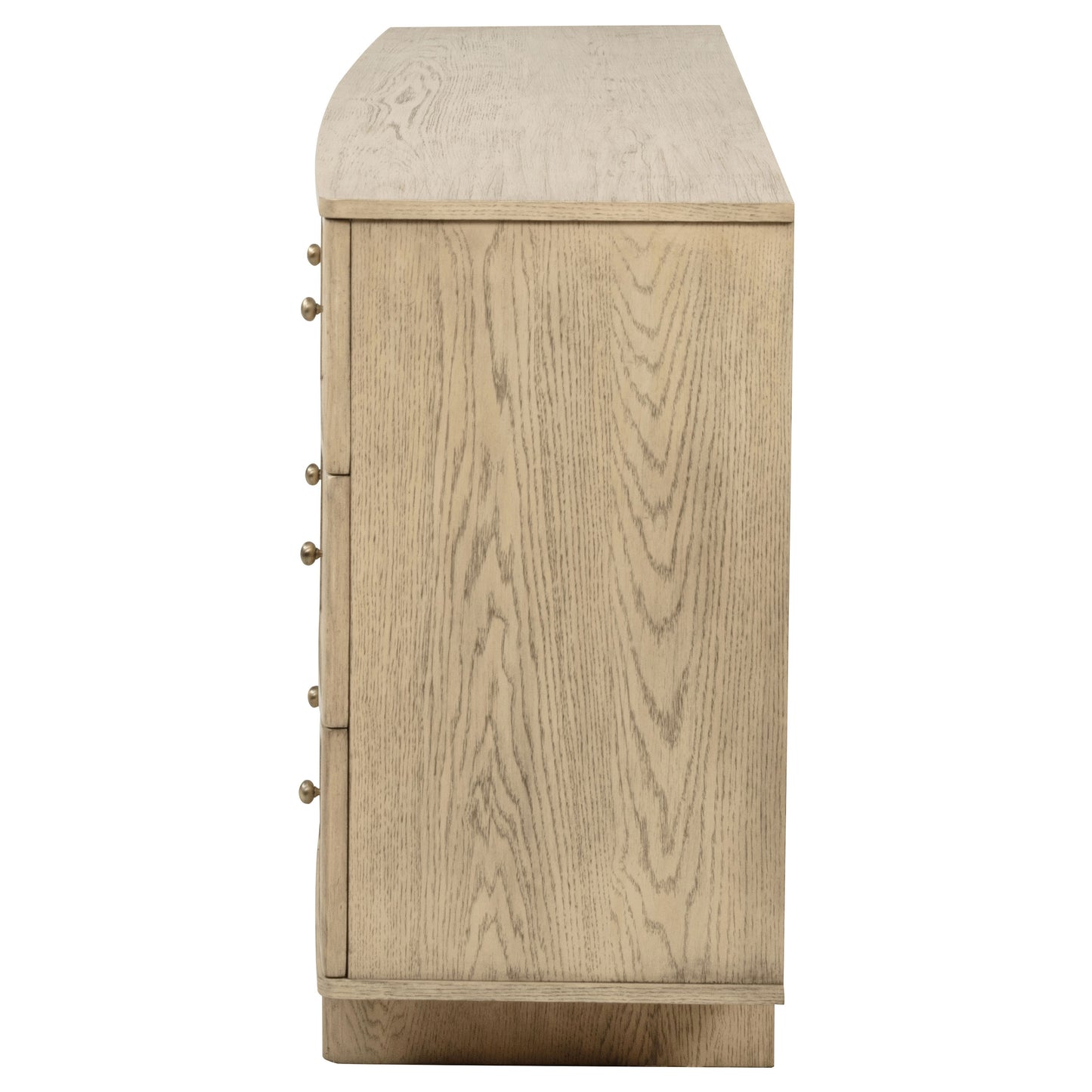 jessie 9-drawer dresser cabinet beige oakbeige oak