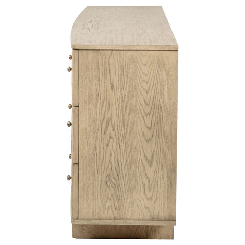 Jessie 9-drawer Dresser Cabinet Beige OakBeige Oak