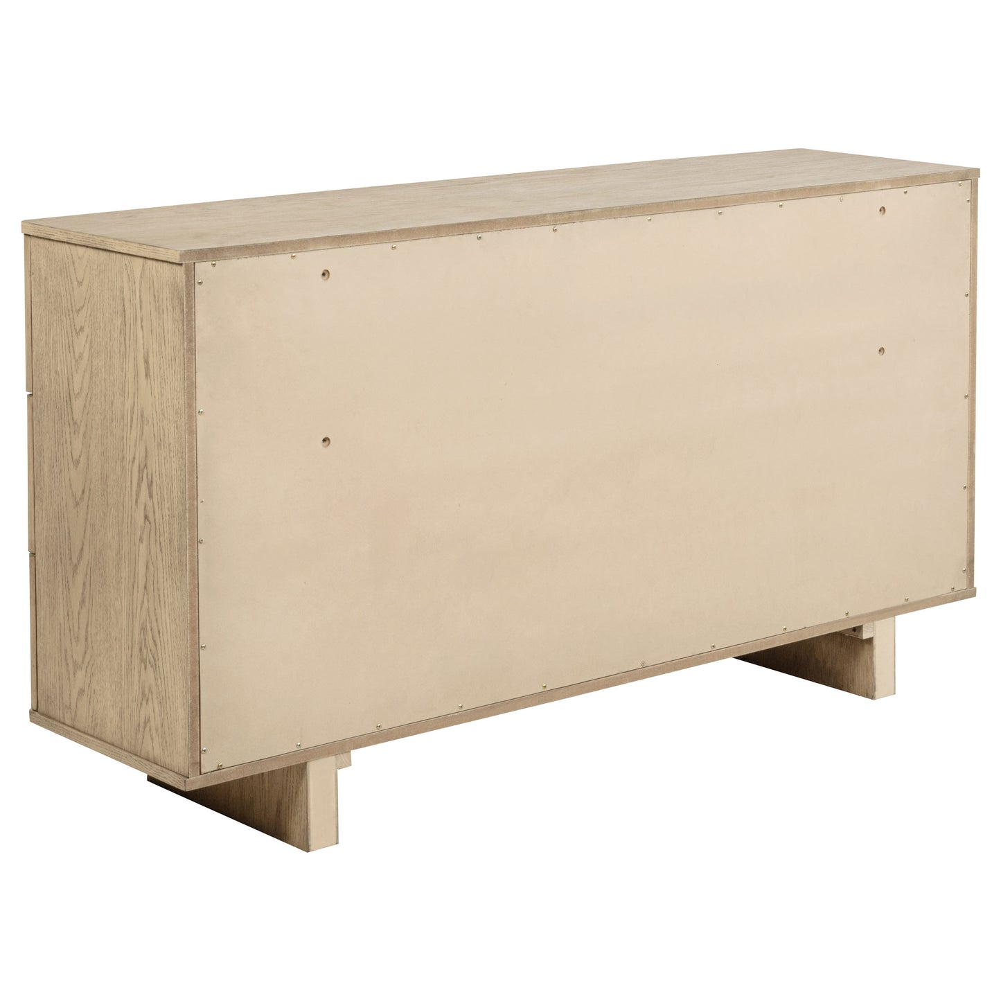 jessie 9-drawer dresser cabinet beige oakbeige oak