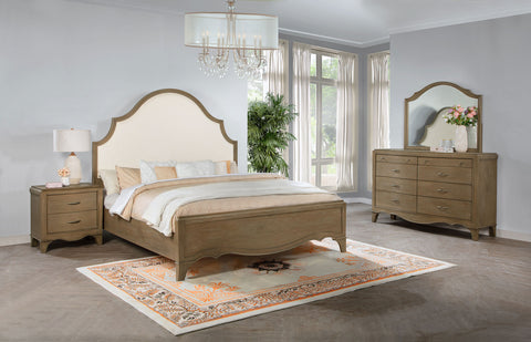Rhapsody 4-piece California King Bedroom Set Washed Mango