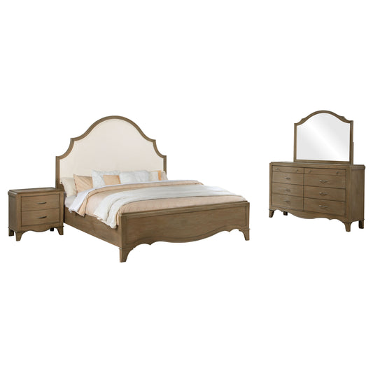 Rhapsody 4-piece Queen Bedroom Set Washed Mango