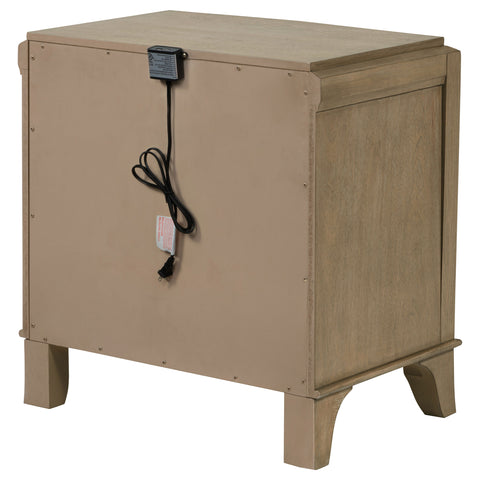 Rhapsody 2-drawer Nightstand Bedside Table Washed Mango