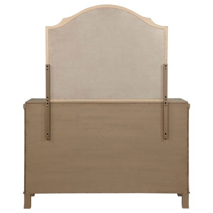 Rhapsody 8-drawer Bedroom Dresser with Mirror Washed Mango