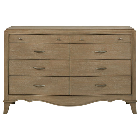 Rhapsody 8-drawer Bedroom Dresser Washed Mango