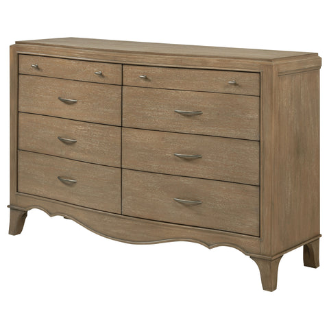 Rhapsody 8-drawer Bedroom Dresser Washed Mango