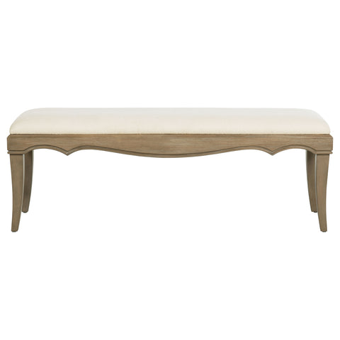 Rhapsody Upholstered Bedroom Bed End Bench Washed Mango