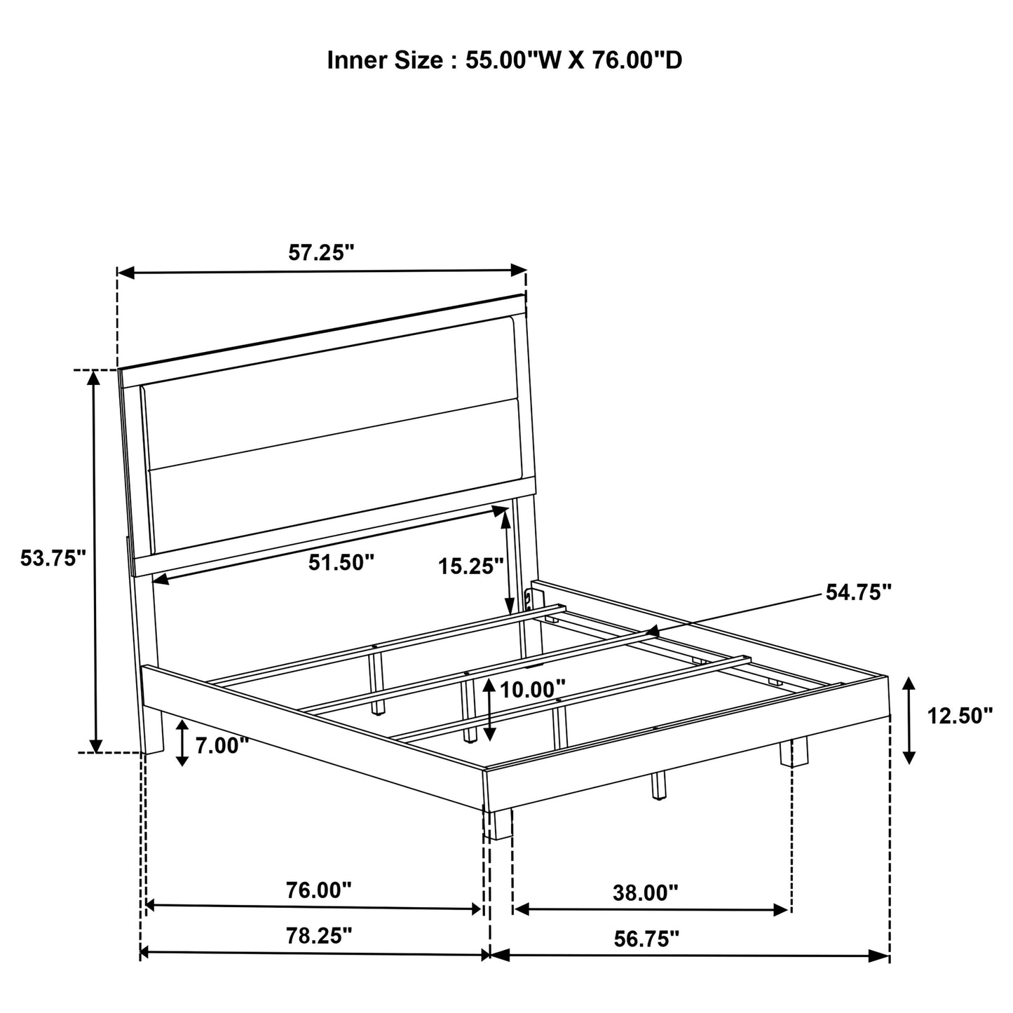 harrington 4-piece full bedroom set rustic cream