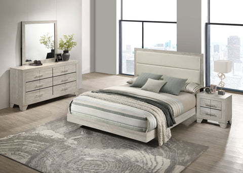 Harrington 4-piece Eastern King Bedroom Set Rustic Cream