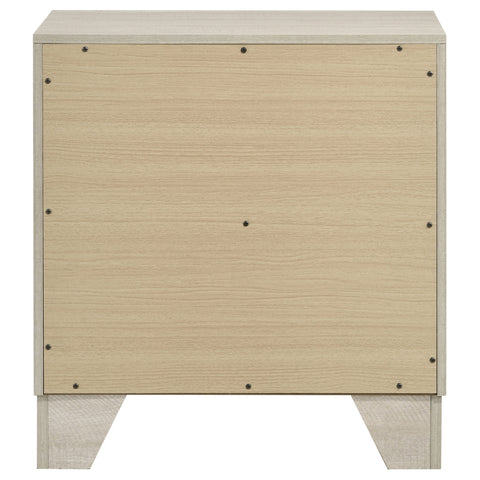 Harrington 2-drawer Nightstand Bedside Table Rustic Cream