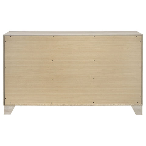 Harrington 6-drawer Bedroom Dresser Rustic Cream