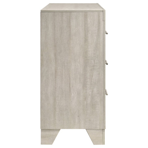 Harrington 6-drawer Bedroom Dresser Rustic Cream