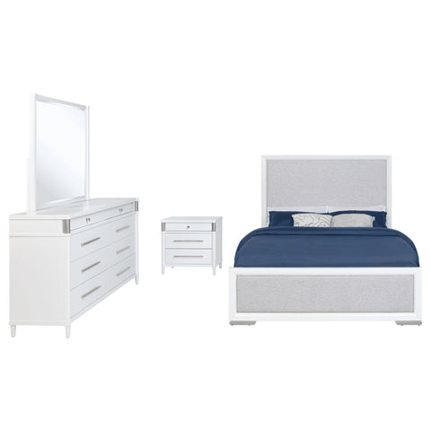 Jason 4-piece Queen Bedroom Set White