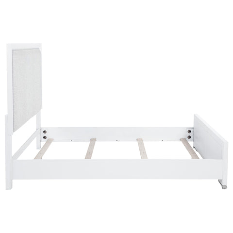 Jason 57-inch Queen Panel Bed Grey and White