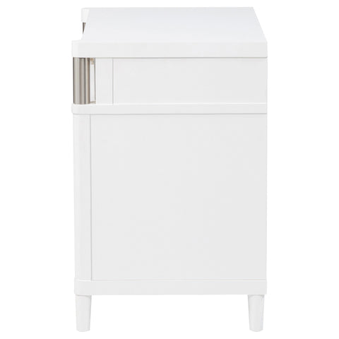 Jason 3-drawer Bedroom Nightstand Bedside Table White