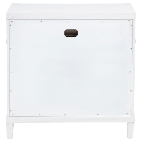 Jason 3-drawer Bedroom Nightstand Bedside Table White