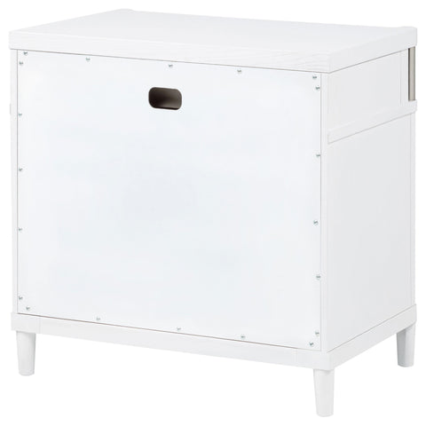 Jason 3-drawer Bedroom Nightstand Bedside Table White
