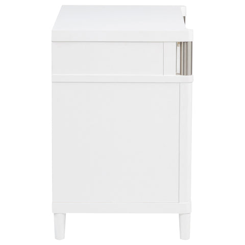 Jason 3-drawer Bedroom Nightstand Bedside Table White