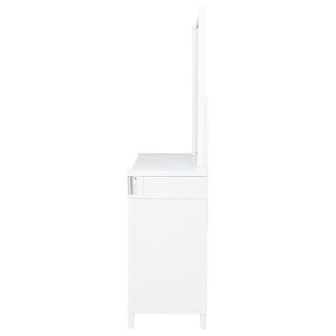 Jason 8-drawer Bedroom Dresser with Mirror White