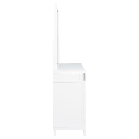 Jason 8-drawer Bedroom Dresser with Mirror White