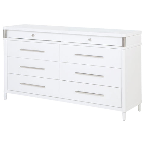 Jason 8-drawer Bedroom Dresser Cabinet White
