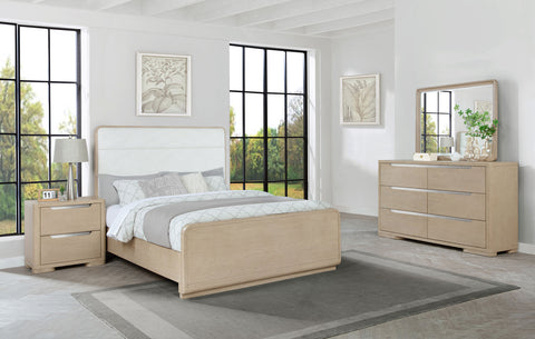 Jodie 4-piece California King Bedroom Set Light Elm