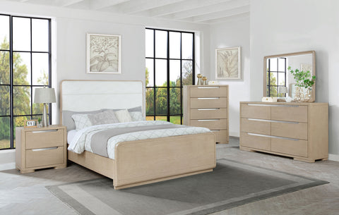 Jodie 5-piece California King Bedroom Set Light Elm