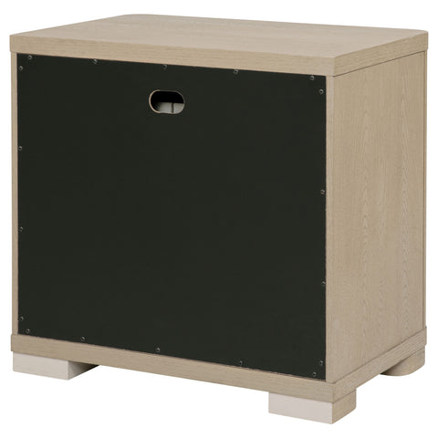 Jodie 2-drawer Nightstand Bedside Table Light Elm