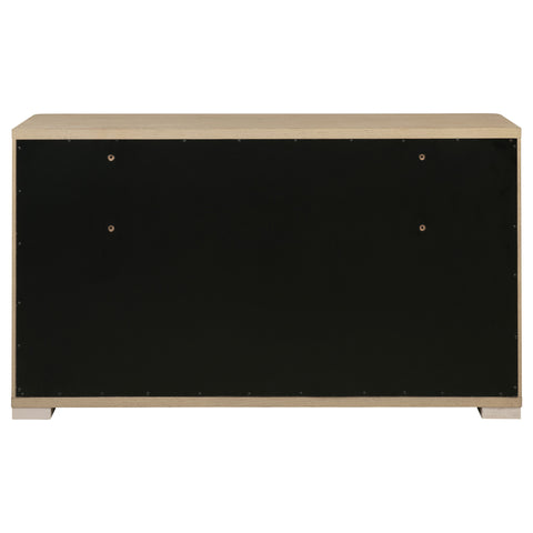 Jodie 6-drawer Bedroom Dresser Light Elm