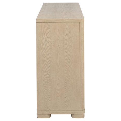 Jodie 6-drawer Bedroom Dresser Light Elm