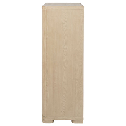 Jodie 5-drawer Bedroom Chest of Drawers Light Elm
